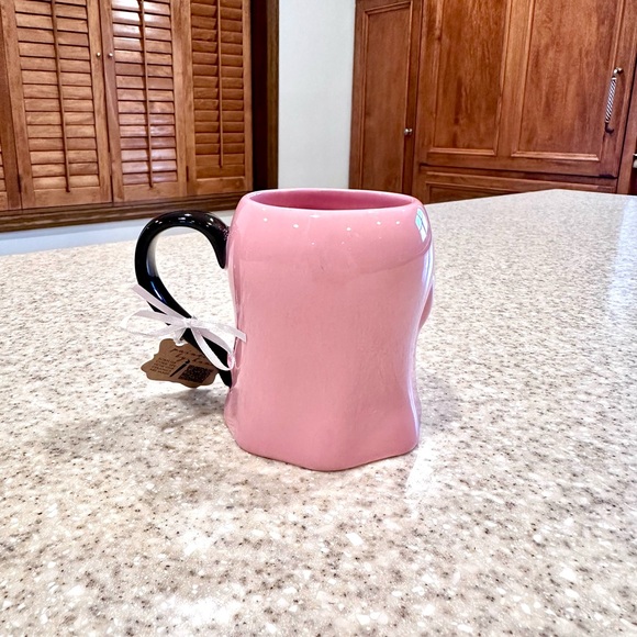 👻Pink Ghost with pumpkin hand painted mug - Picture 3 of 4